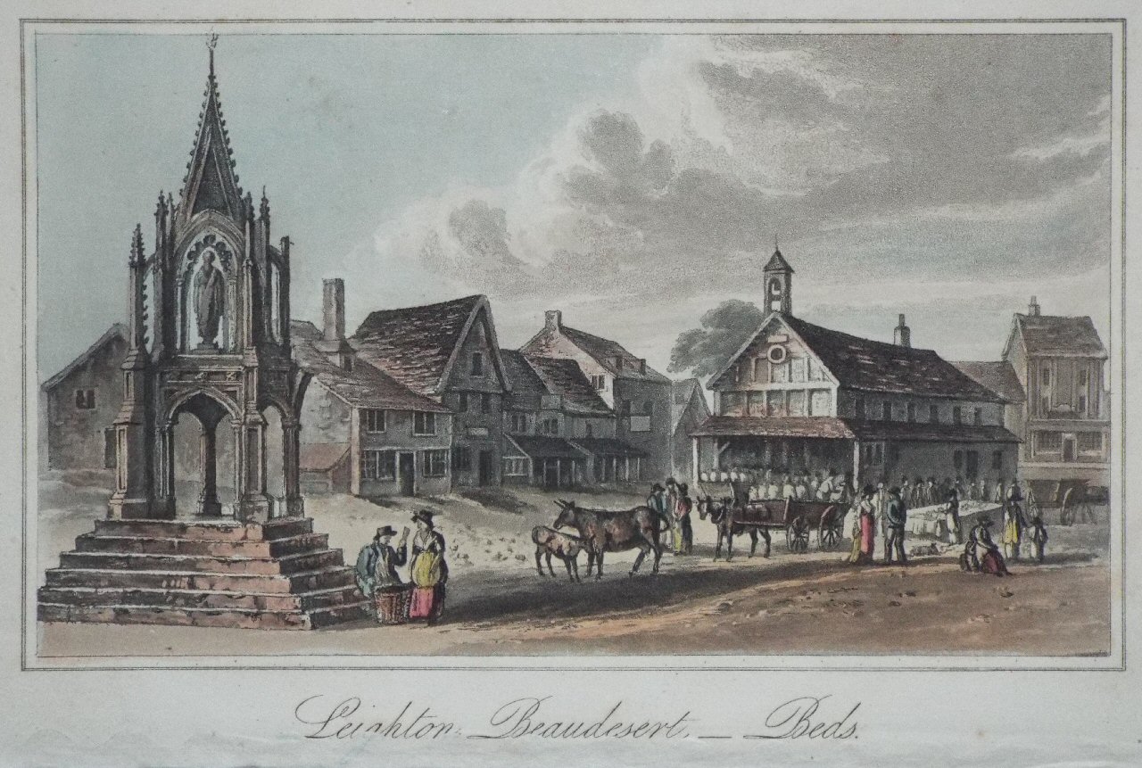 Aquatint - Leighton Beaudesert, Beds. - Hassell